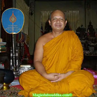 Amulette Sak de prospérité en bois de cocotier – Vénérable Luang Phor Lippan du Wat Mai Barndon (2005)