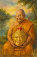 Amulette marteau consacrée par Luang Phor Men – Wat Na Tang Nok (Ayutthaya)