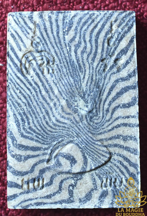 Amulette Phra Somdej Pim Chinabunchon "peau de tigre" – Très Vénérable Luang Phor Pae (1996) La Magie du Bouddha.