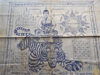 🐅 Sacred Pa Yant of Luang Phor Pern on Tigris – Wat Bang Phra (1990s)