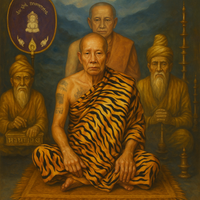 Précieuse amulette Phra Maha Lersi Taprai – Luang Phor Phromma (Wat Hin Panang Koi, 1994)