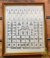 👁️‍🗨️ Pa Yant sacré de Luang Phor Sawai du Wat Khok Ngam La Magie du Bouddha.