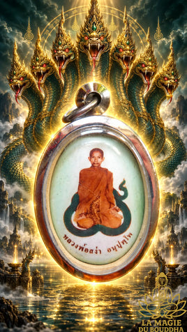 Médaillon sacré Thai Roop Lor - Très Vénérable LP Sangha. La Magie du Bouddha.