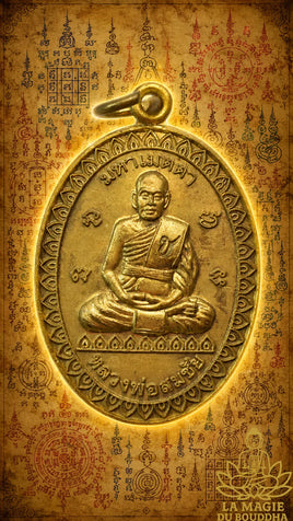 Médaille Maha Metta de Luang Phor Somchai du Wat Tha Ding Daeng La Magie du Bouddha.