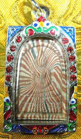 Amulette Thaï multicolore du Bouddha LP Sothorn - Wat Luang Phor Sothorn. La Magie du Bouddha.