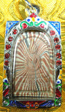 Amulette Thaï multicolore du Bouddha LP Sothorn - Wat Luang Phor Sothorn.