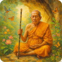 🪶 Sian Lersi Metta Mahaniyom Amulet – Most Venerable Luang Phor Thong Poon of Samnak Tham Jampa Thong