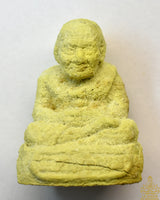 Amulette jaune de Luang Phor Thuat – Très Vénérable Lersi Po Kassem La Magie du Bouddha.