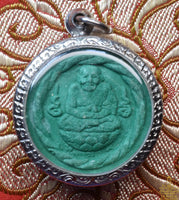 Amulette verte Phra Pikanet et Luang Phor Thuat – Wat Huay Mongkol (2010) – Bois sacré Mae Takian