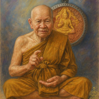 Amulette double face Jatukham Rammathep – Très Vénérable Luang Phor Tim du Wat Phra Kraow