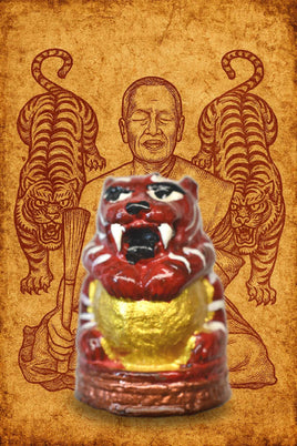 🐅 Amulet of invulnerability Phaya Seuar Deng – Most Venerable Luang Phor Uthai (Wat Sri Maleuk Kayawan)
