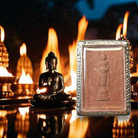 Amulette du Bouddha debout Luang Phor Wat Ban Laem – Wat Phet Samut Worawihan (Samut Songkhram)