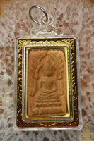 🪷 Phra Somdej / Phra Siwali en bois sculpté – Luang Pu Mahasila (Wat Phosi Saab, Kalasin)