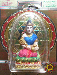 Belle grande amulette de la déesse Thaï de la fertilité et des moissons Mae Posop. La Magie du Bouddha.