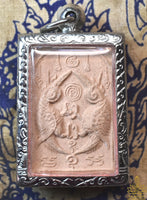 Salika-Kru Amulet with Red Sacred Seed – Kruba Krissana (Wat Pah Mahawan, Nakhon Ratchasima)