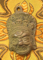 🔥 Amulettes protectrices tibétaines Thogchag de Mahakala (laiton – version neuve ou patinée)