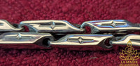 Collier futuriste pour amulette thaïlandais (Argent ou Noir & Or)