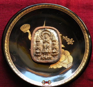 Précieuse tablette votive du Bouddha Maitreya - Vénérable LP Chanchaï. La Magie du Bouddha.