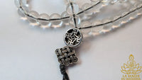 Tibetan translucent crystal purification mala