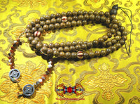 Grand chapelet Tibétain en bois précieux du Vietnam.
