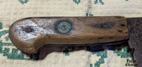 Ancien hachoir domestique forgé des années 1950