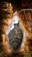 Large Lersi mask amulet made of sacred herb paste - Venerable Luang Phor Somchai of Wat Dan Kwian