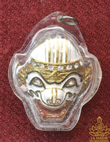 Sacred Hanuman Mask with Takrut blessed by Phra Ajarn Song