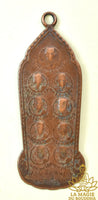 Rare médaille ancienne (1968) aux neuf Somdej - Wat Phra Sri Rattana Mahathat La Magie du Bouddha.