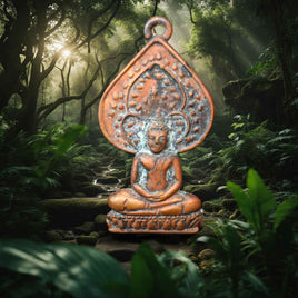 Rian Pim Phrok Boddhi – Médaille bénie par Kruba Boonchum (Wat Santi Wanaram, Chiang Saen) La Magie du Bouddha.