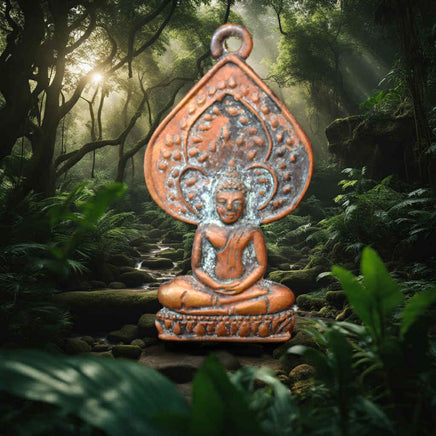 Rian Pim Phrok Boddhi – Médaille bénie par Kruba Boonchum (Wat Santi Wanaram, Chiang Saen) La Magie du Bouddha.