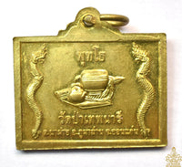 🪙 Médaille bénie du Wat Pa Thepnari (Nakhon Ratchasima) – Avec Khata protecteur