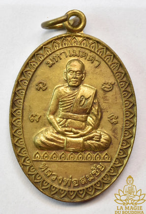 Médaille Maha Metta de Luang Phor Somchai du Wat Tha Ding Daeng La Magie du Bouddha.