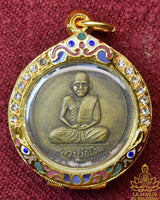 Médaille ancienne (édition 1973) Roop Lor Luang Phor Ngern du Wat Bang Khlan