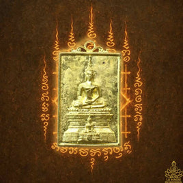 Médaille Yant Kropetch – Wat Intharawat (Bang Khun Prom) alliage précieux faceté