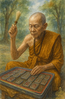 Amulette rare Phra Somdej – Luang Phor Phat Ro (Wat Bung, Nakhon Ratchasima)