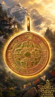 Pendentif pièce du Bhoutan 25 Chhertum 1979 – Montage artisanal non destructif