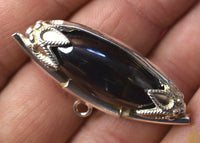 Pendentif Shiva Lingam Cristal des Nāgas et argent | Amulette Ésotérique