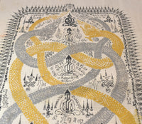 Pa Yant aux Bouddhas et Nâgas entrelacés – Wat Wangthong – Cérémonie Pid Thong Fung Look Nimit La Magie du Bouddha.