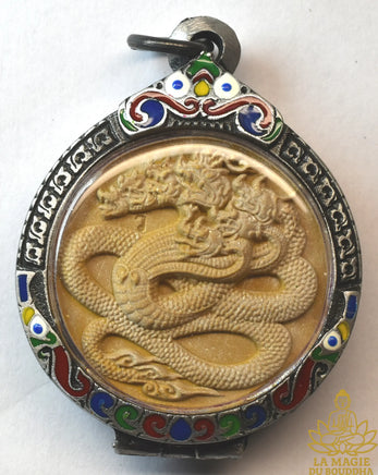 🐉 Amulette Roi des Nagas - Vénérable Luang Phor Watchara du Wat Tham Faed La Magie du Bouddha.