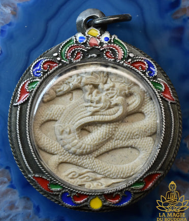 🐉 Amulette Roi des Nagas - Vénérable Luang Phor Watchara du Wat Tham Faed La Magie du Bouddha.