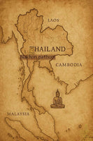 Palat Kick Tigre en bois sacré – Luang Phor Sawai (Wat Pidharam, Nakhon Pathom, vers 1980) La Magie du Bouddha.