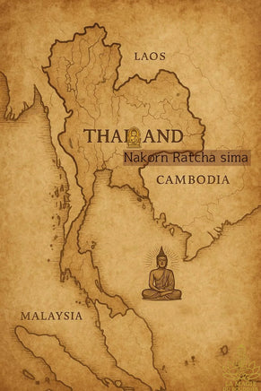 Tissu sacré Pa Yant Khorhai Chokdee – Luangphor Koon Parisutho – Wat Banrai – 2007 La Magie du Bouddha.