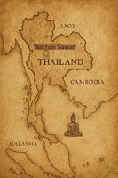 Stylo dague rituelle Meedh Moh – Fabrication artisanale par Ajarn Kitipan (lignée de Luang Phor Doem) La Magie du Bouddha.