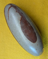 Natural red banded Narmada River Shiva Lingam