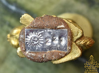 Amulette Khuman Thong Jao Khun Riak Sap Roon Raek sur lapin - Wat Phangdan Khuankhanun (2023) La Magie du Bouddha.