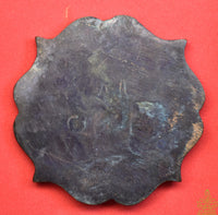 Miroir Töli rituel de chaman – Artisanat mongol contemporain en bronze patiné La Magie du Bouddha.