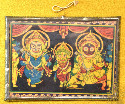 Cadres Hindouistes Jagannath, Chromolithographies Originales Odisha - Années 70 La Magie du Bouddha.