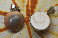 Pendentif pierres sacrée Thai Hin Hoi (Oeil de Kali) - Attire la fortune et talisman des amoureux. La Magie du Bouddha.