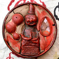 🛕 Phra Ngang ancien dissimulé dans une boîte de baume médicinal (reliquaire occulte) La Magie du Bouddha.