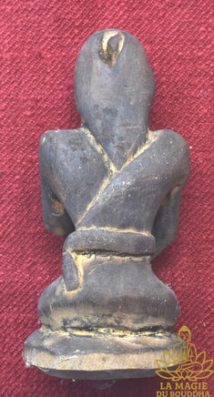 Statuette ancestrale primitive en bois de Sulawesi ancienne figure rituelle indonésienne La Magie du Bouddha.